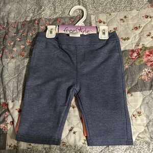 2 pack youth shorts - blue and peach